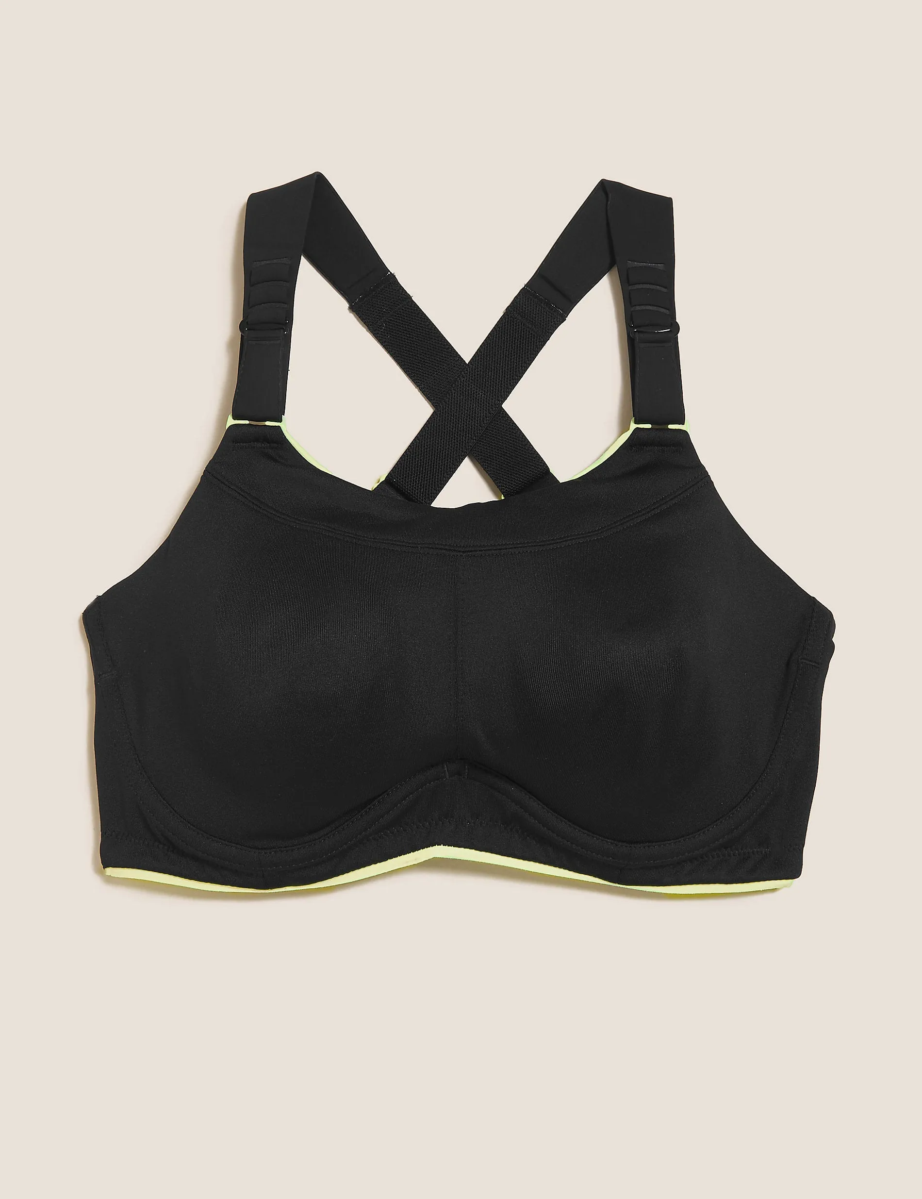 A-G Goodmove Ultimate Support Serious Workout Sports Bra, Black