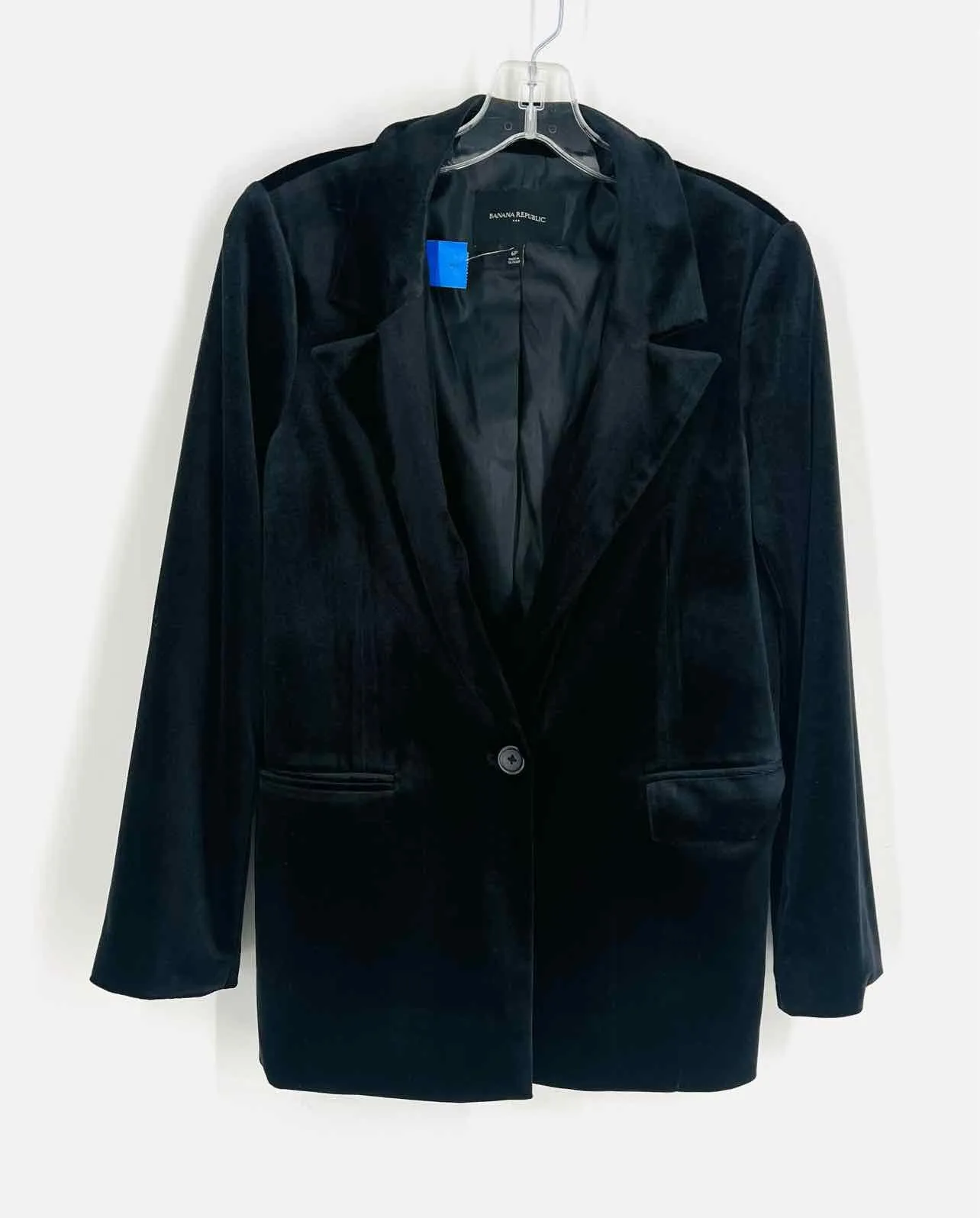 Banana Republic Size 6 ? Black Velvet Blazer Blazer