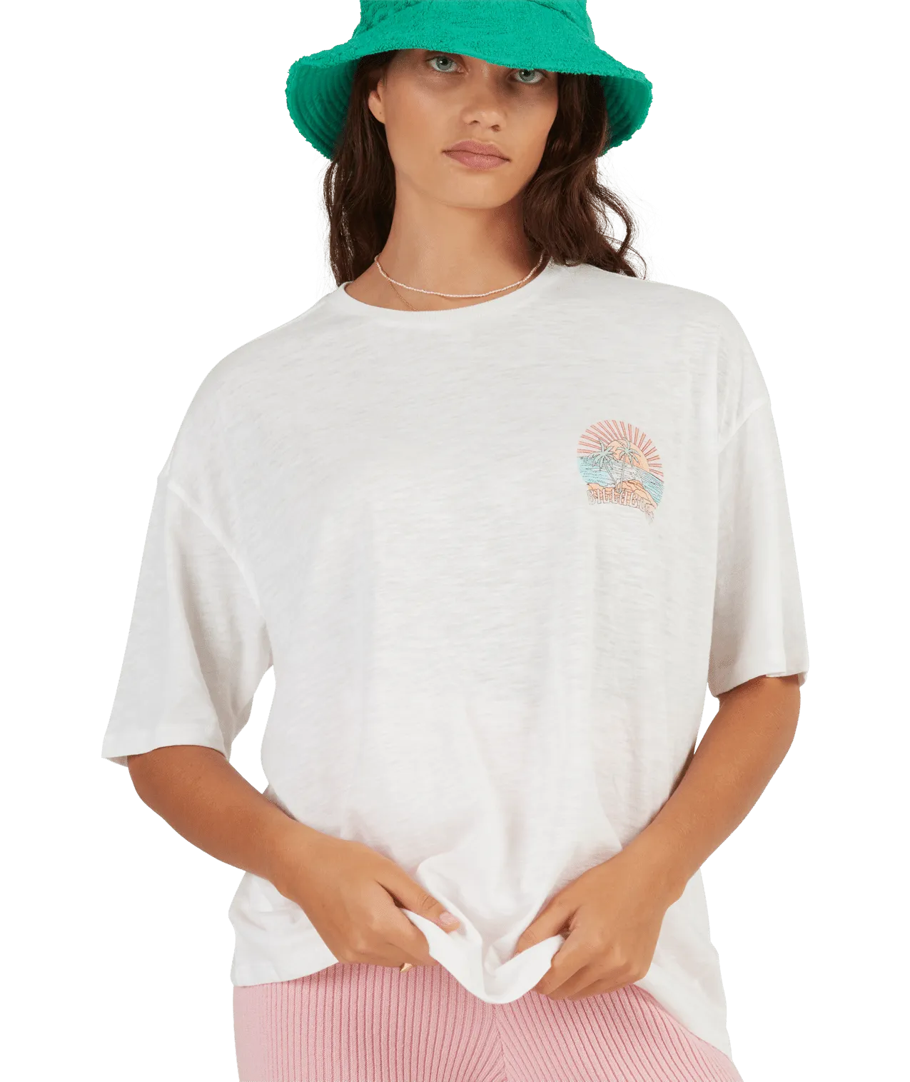 Billabong Island Life Tee-Salt Crystal