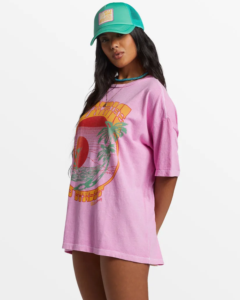 Billabong Sunrise To Sunset Tee-Paradise Pink