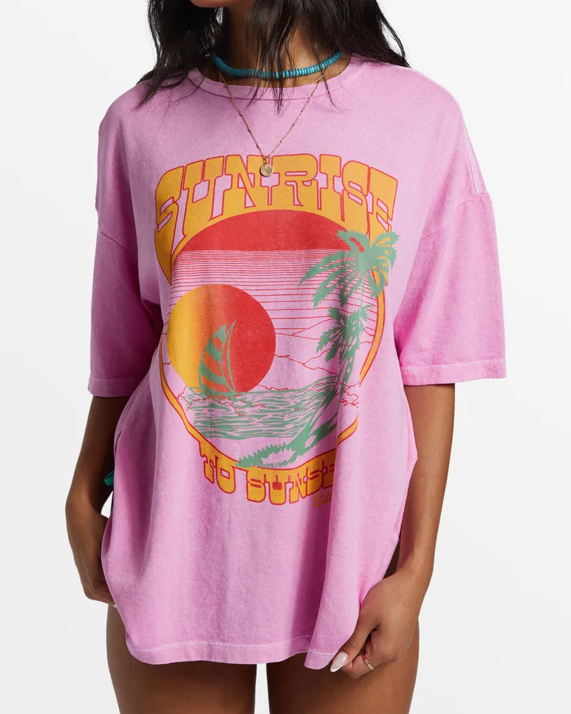 Billabong Sunrise To Sunset Tee-Paradise Pink