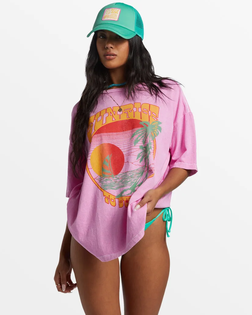 Billabong Sunrise To Sunset Tee-Paradise Pink