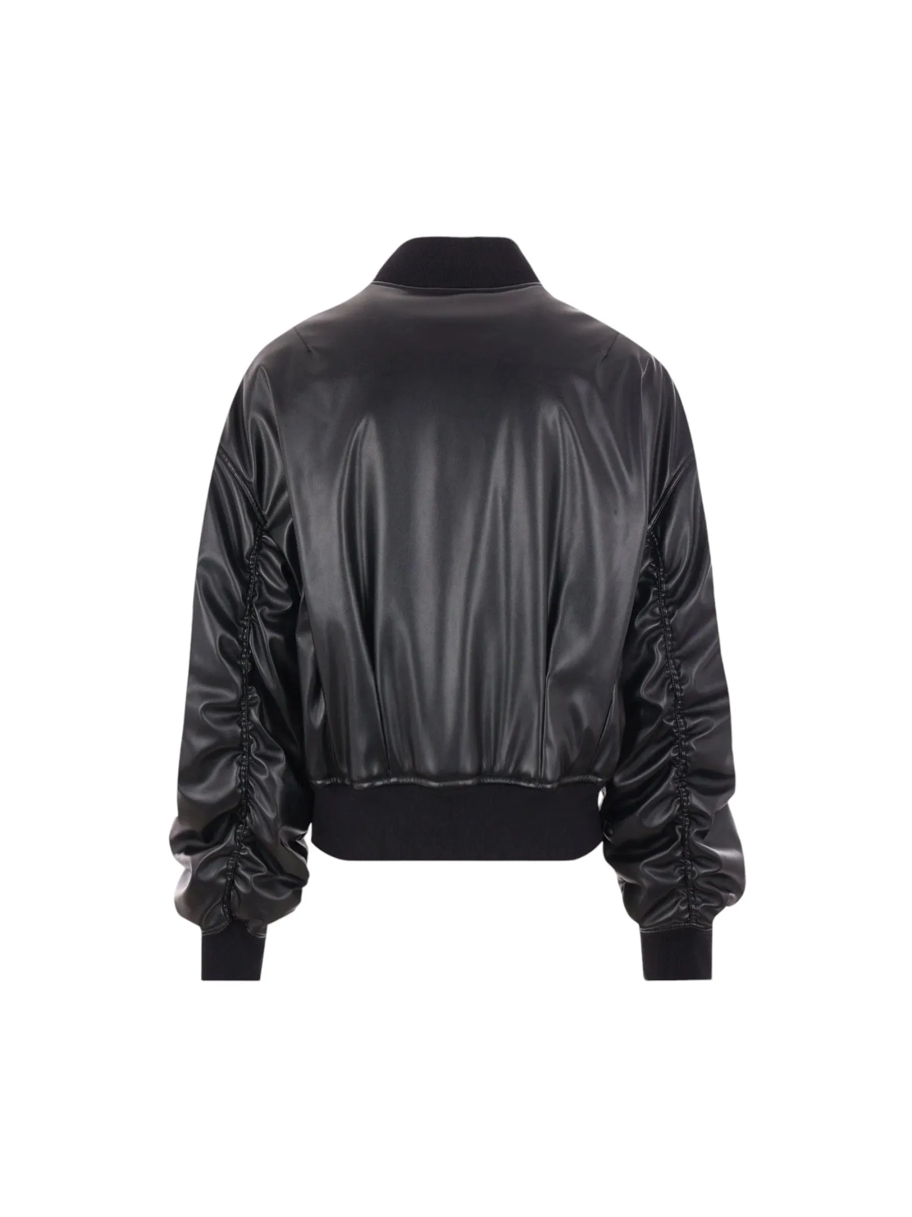 Bomber Jacket - Faux Leather