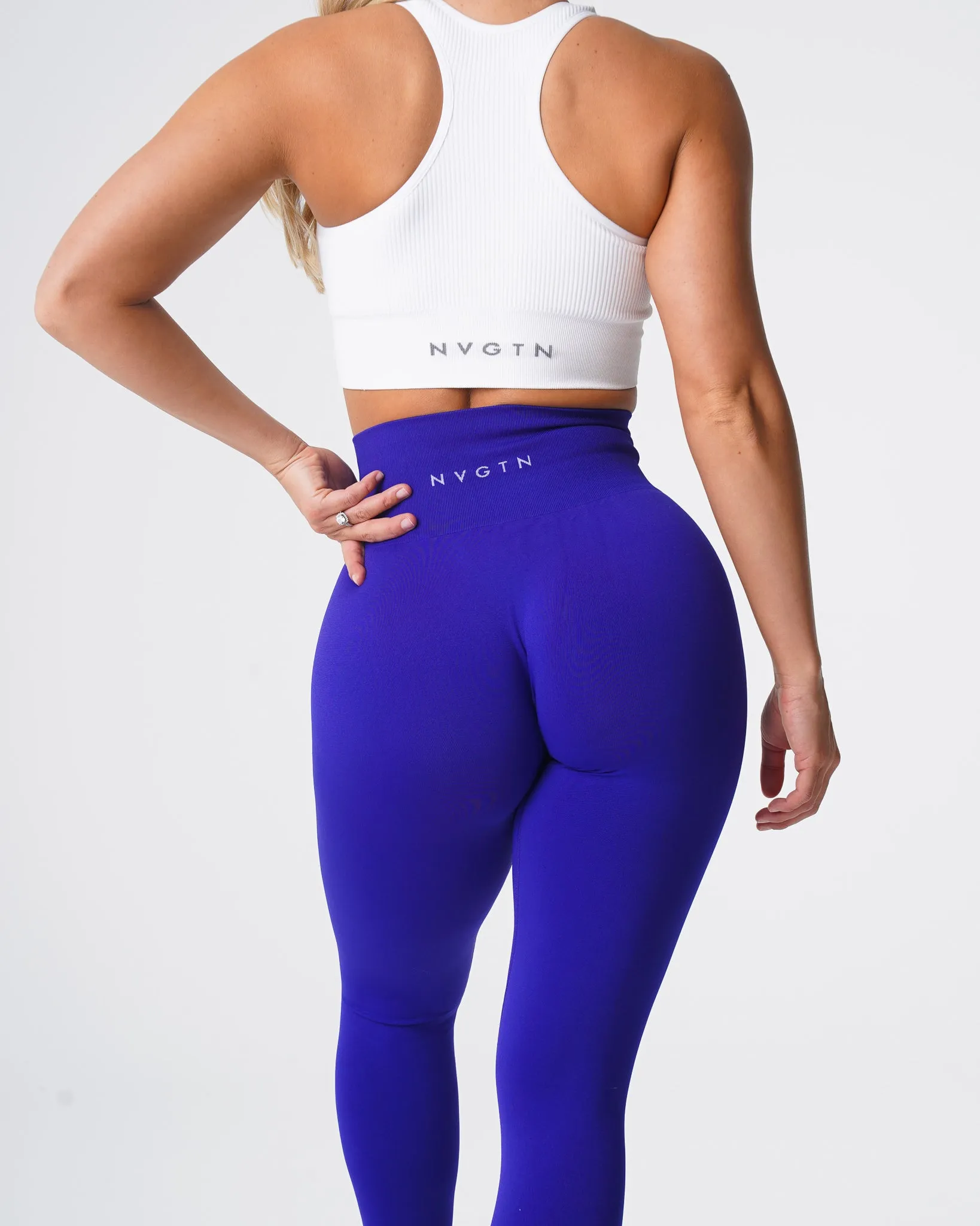 Cobalt Solid Seamless Leggings