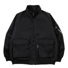 COMME DES GARCONS HOMME J005 SPORT BOMBER BLACK MIX