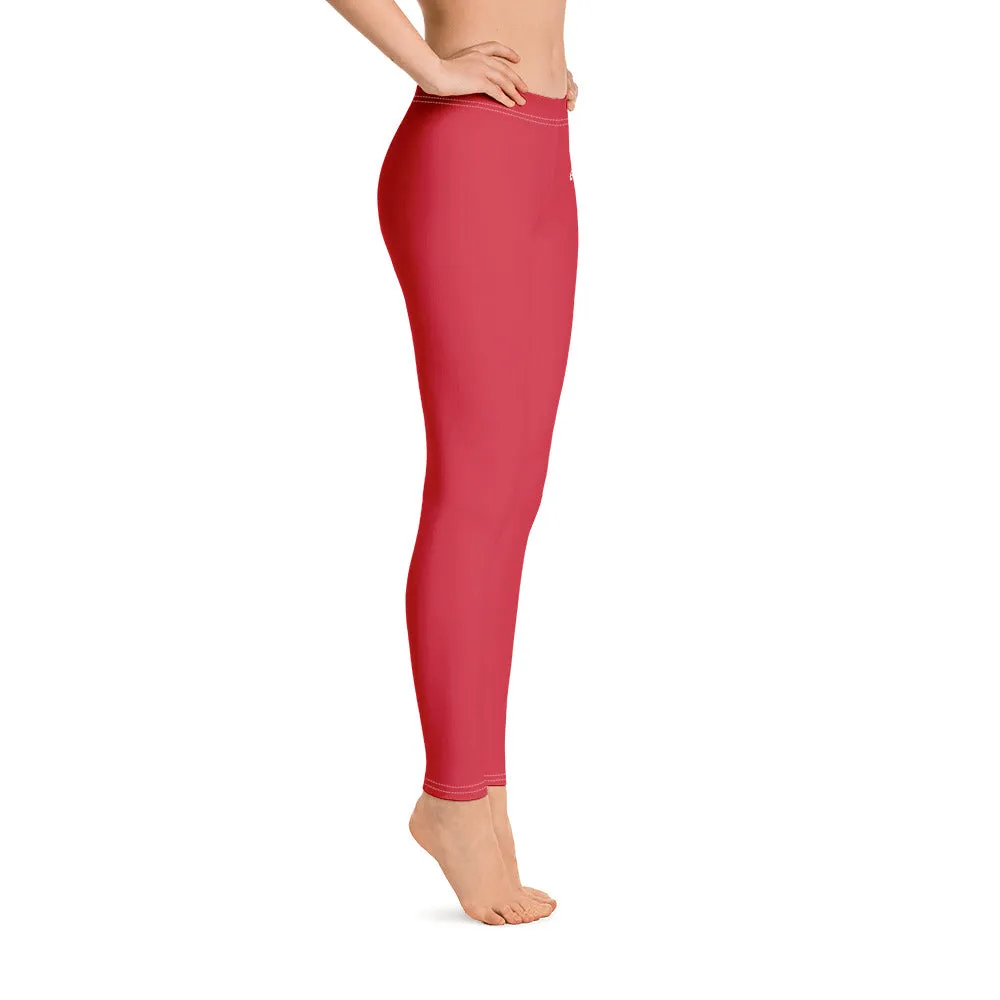 ELEVATED ESSENTIALS, SLIM AND SCULPT LEGGING RETRO RED