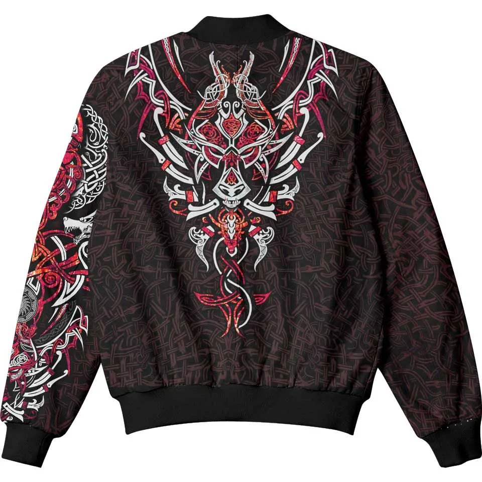 Fenrir Bomber Jacket - Crimson Edition