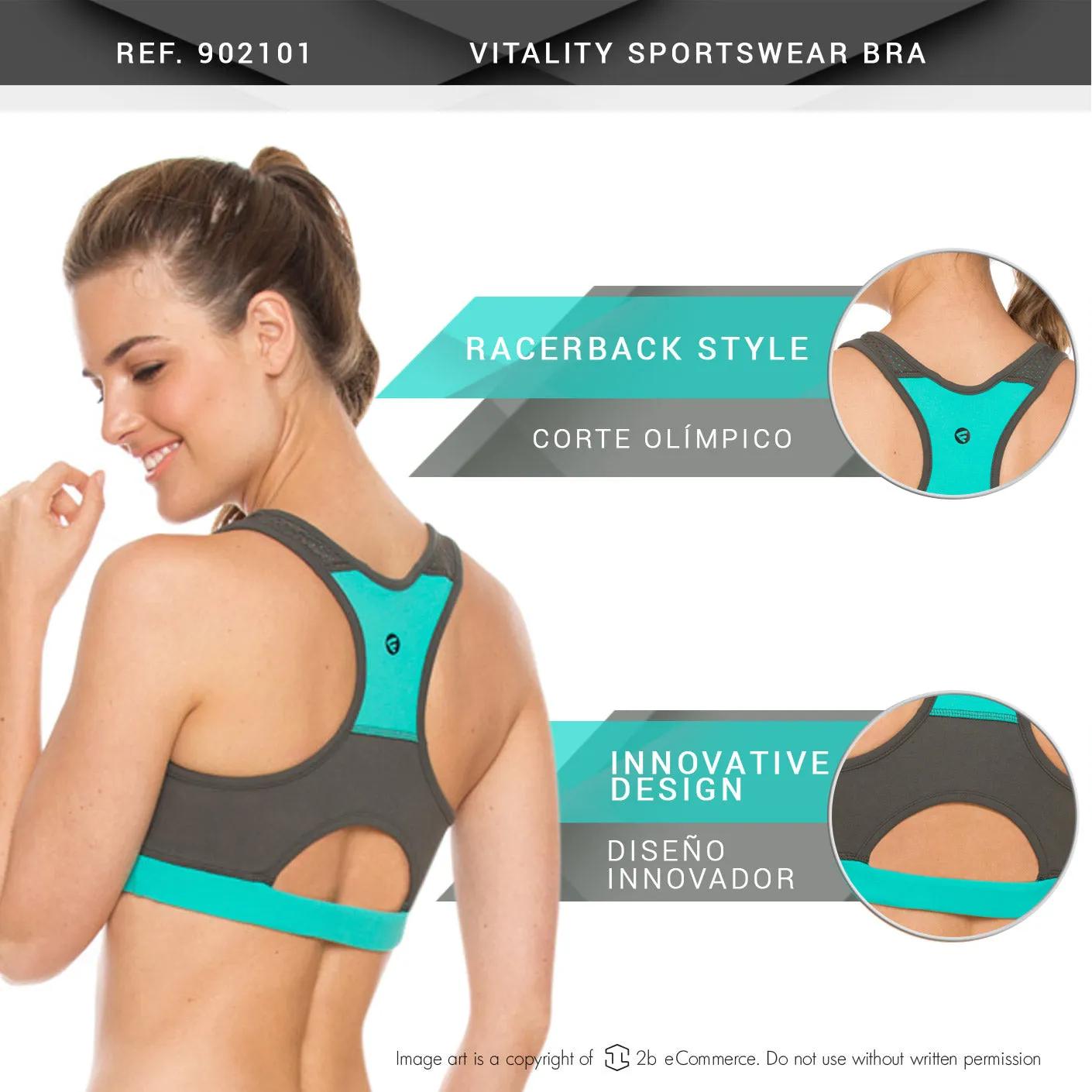 Flexmee 902101 Vitality Bra Sports Bra Sportswear