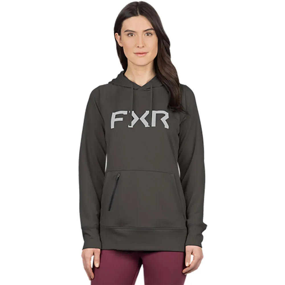 FXR Unisex Pilot UPF PO Hoodie Asphalt/Grey Black