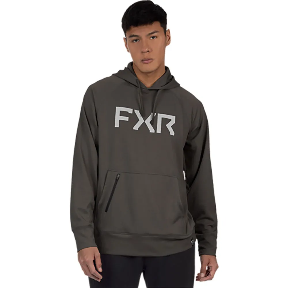 FXR Unisex Pilot UPF PO Hoodie Asphalt/Grey Black