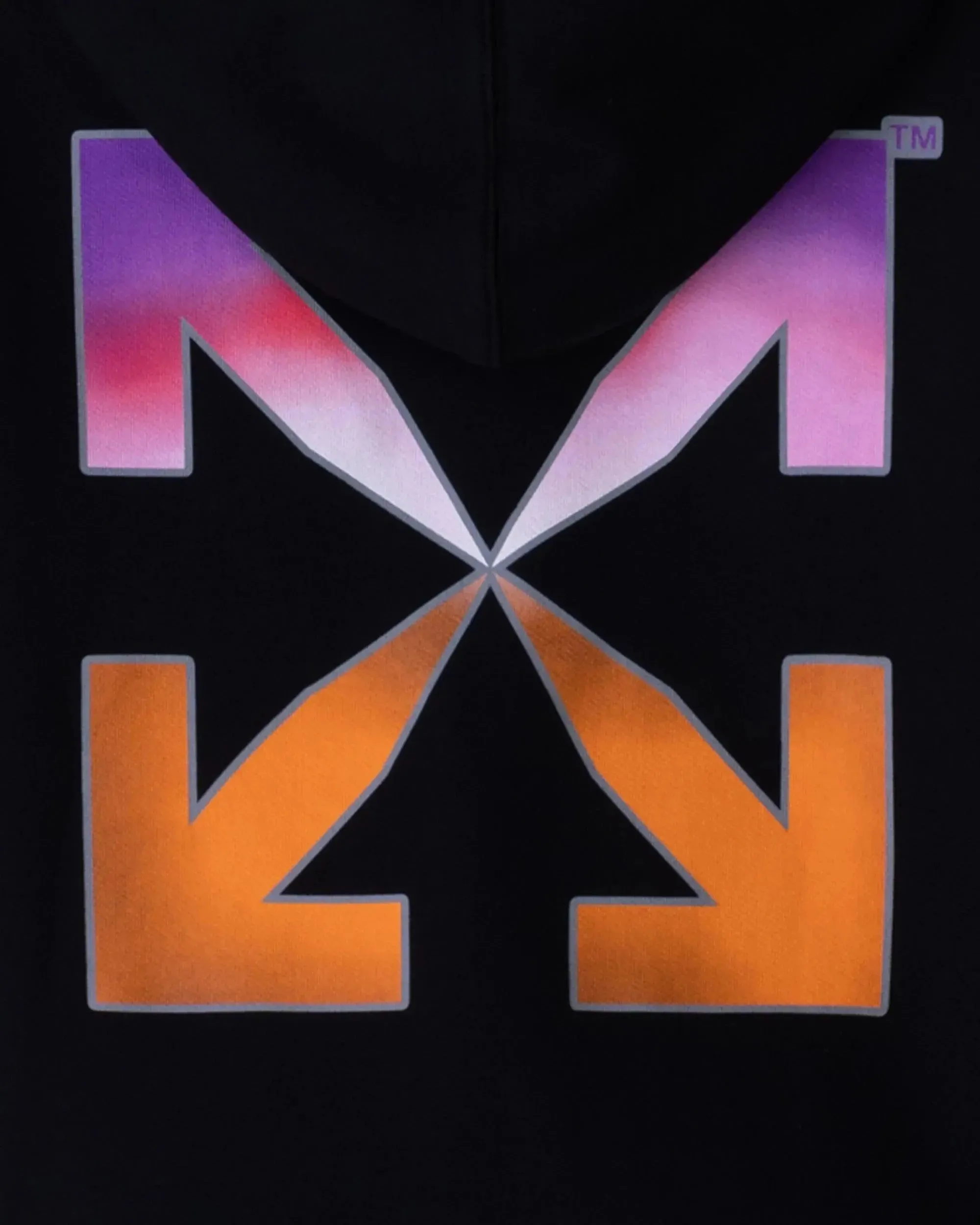 Gradient Cropped Hoodie