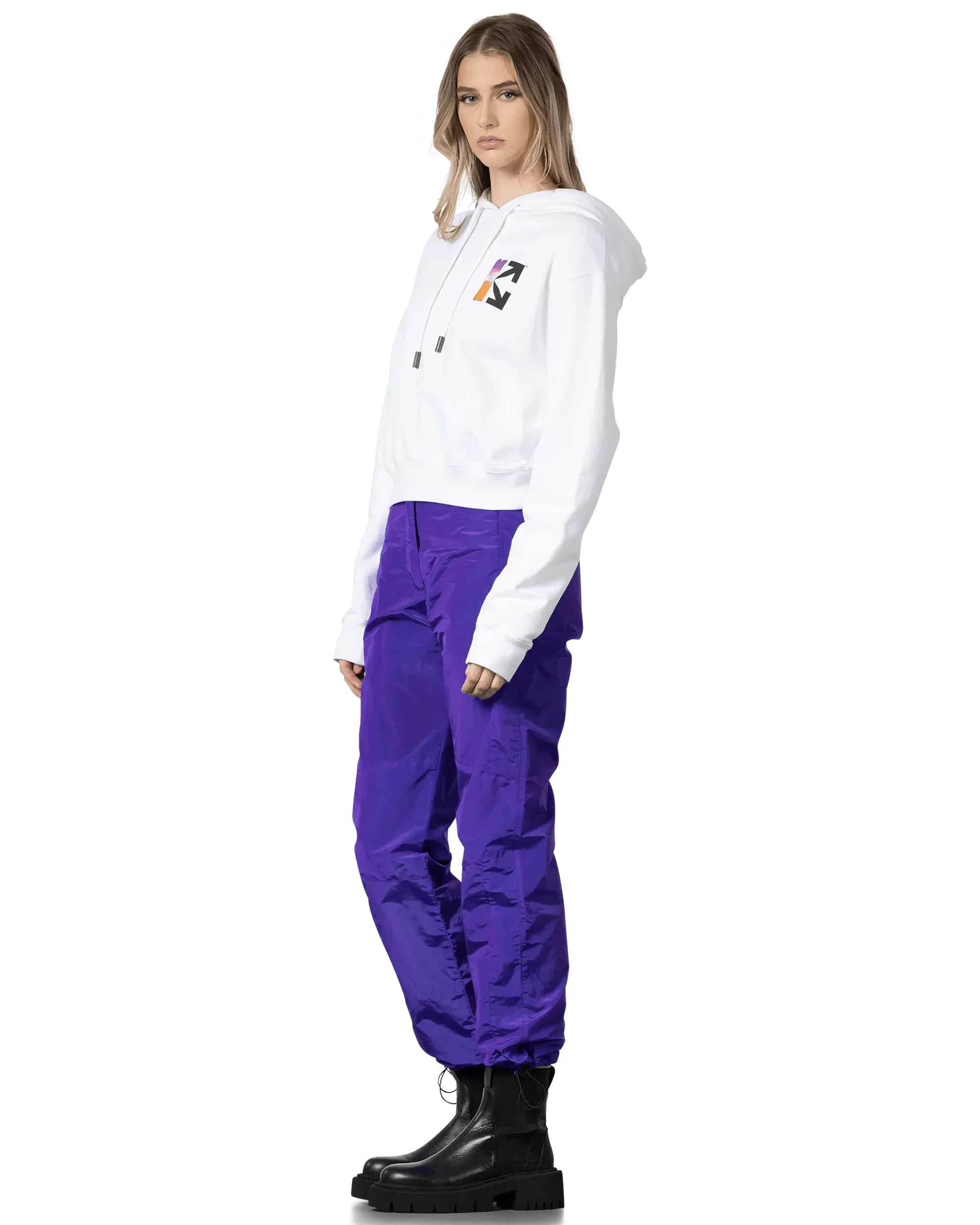 Gradient Cropped Hoodie