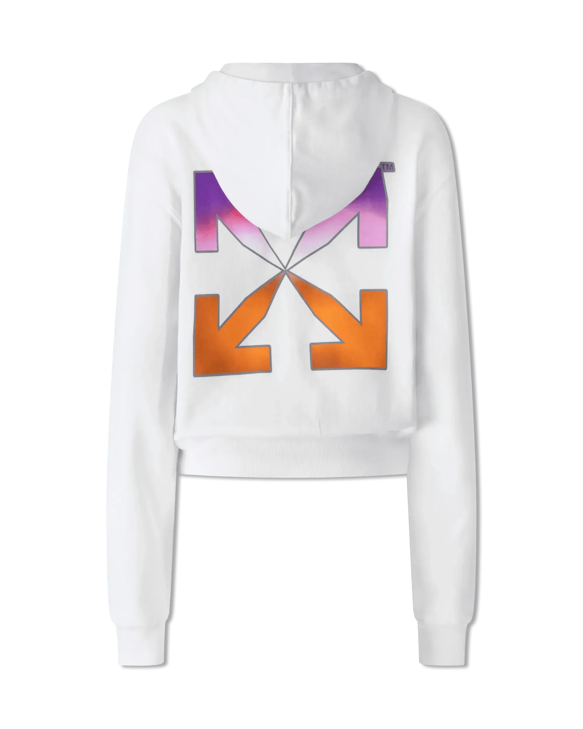 Gradient Cropped Hoodie