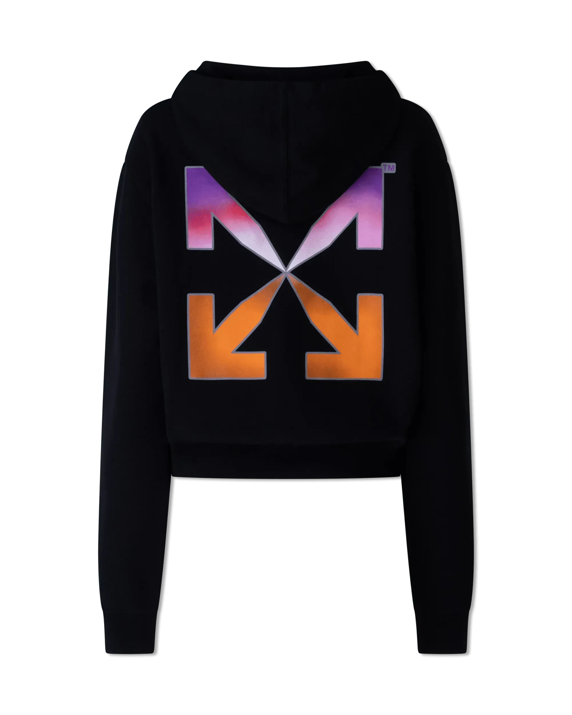 Gradient Cropped Hoodie