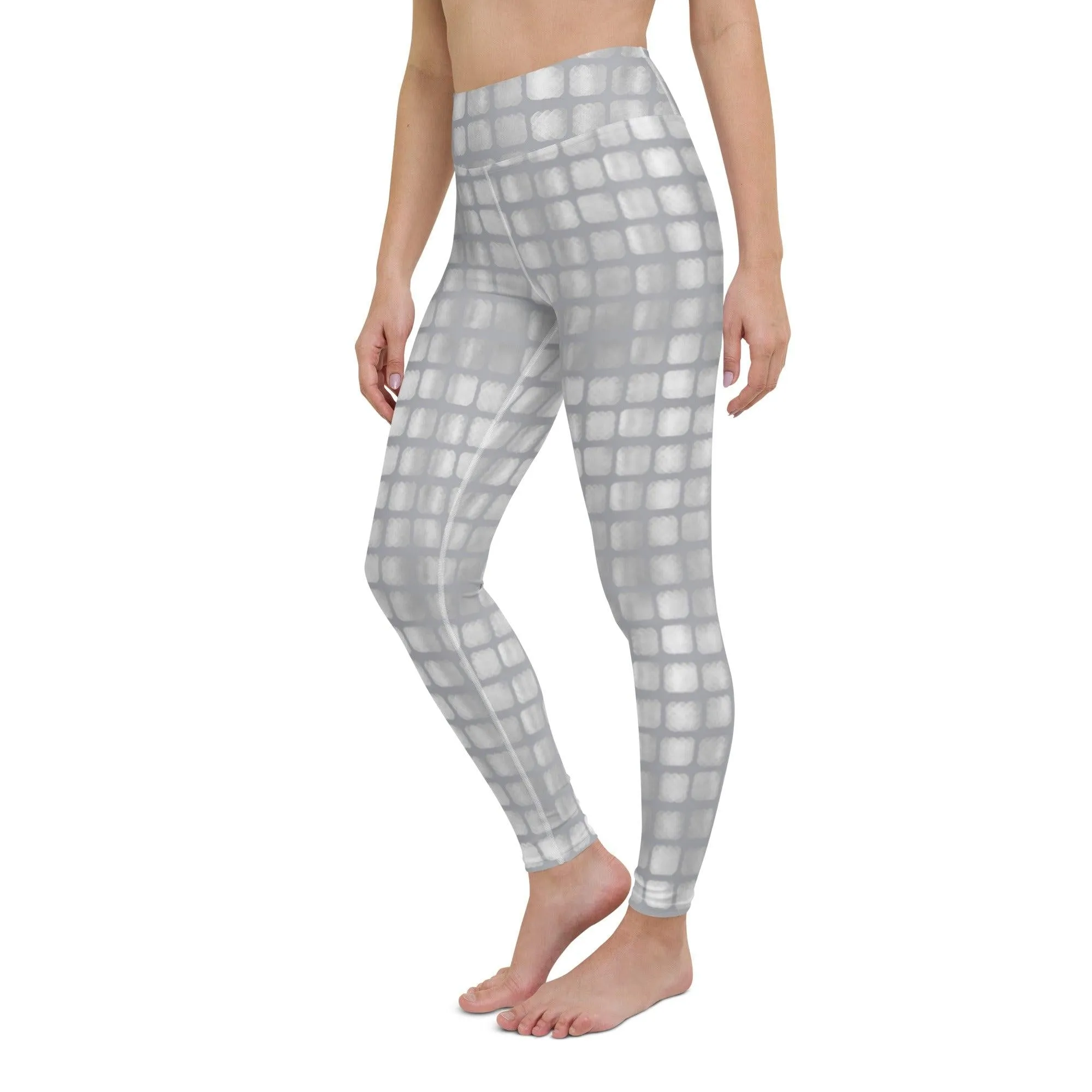 Grey Encounter Women's High-Waisted Yoga Pants