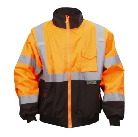 Hi-Vis Orange 2-in-1 Bomber Jacket