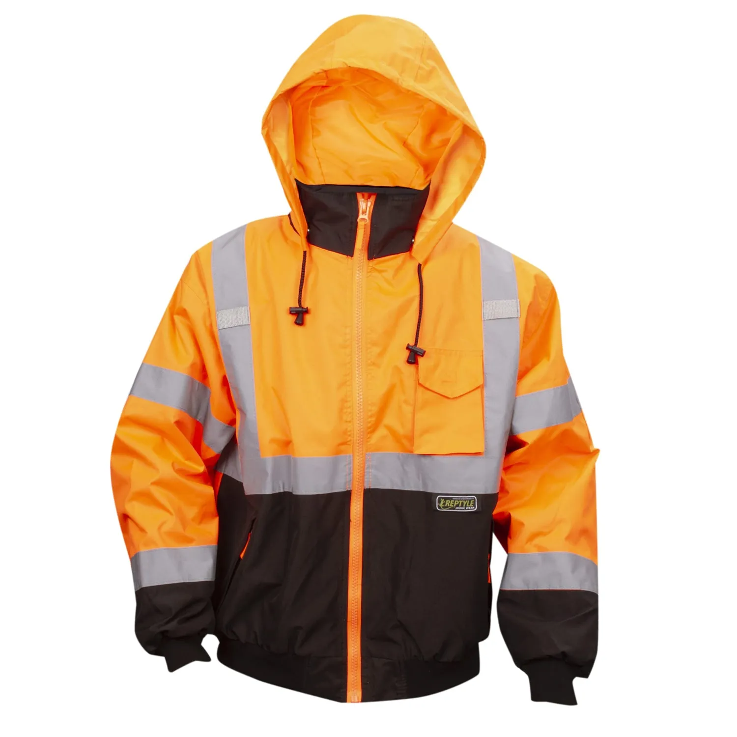 Hi-Vis Orange 2-in-1 Bomber Jacket