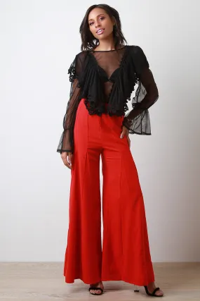 High Waisted Wide Leg Pants