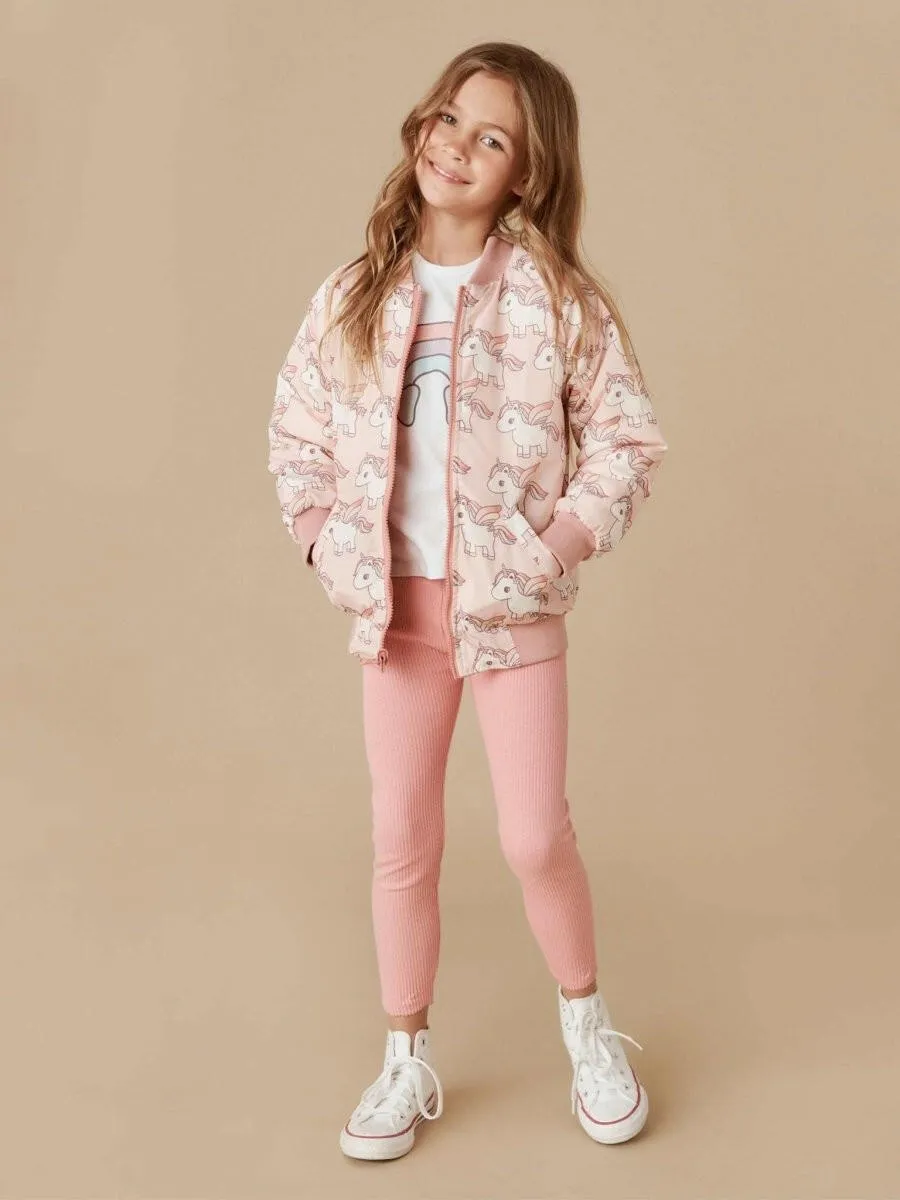 Huxbaby Unicorn Reversible Bomber