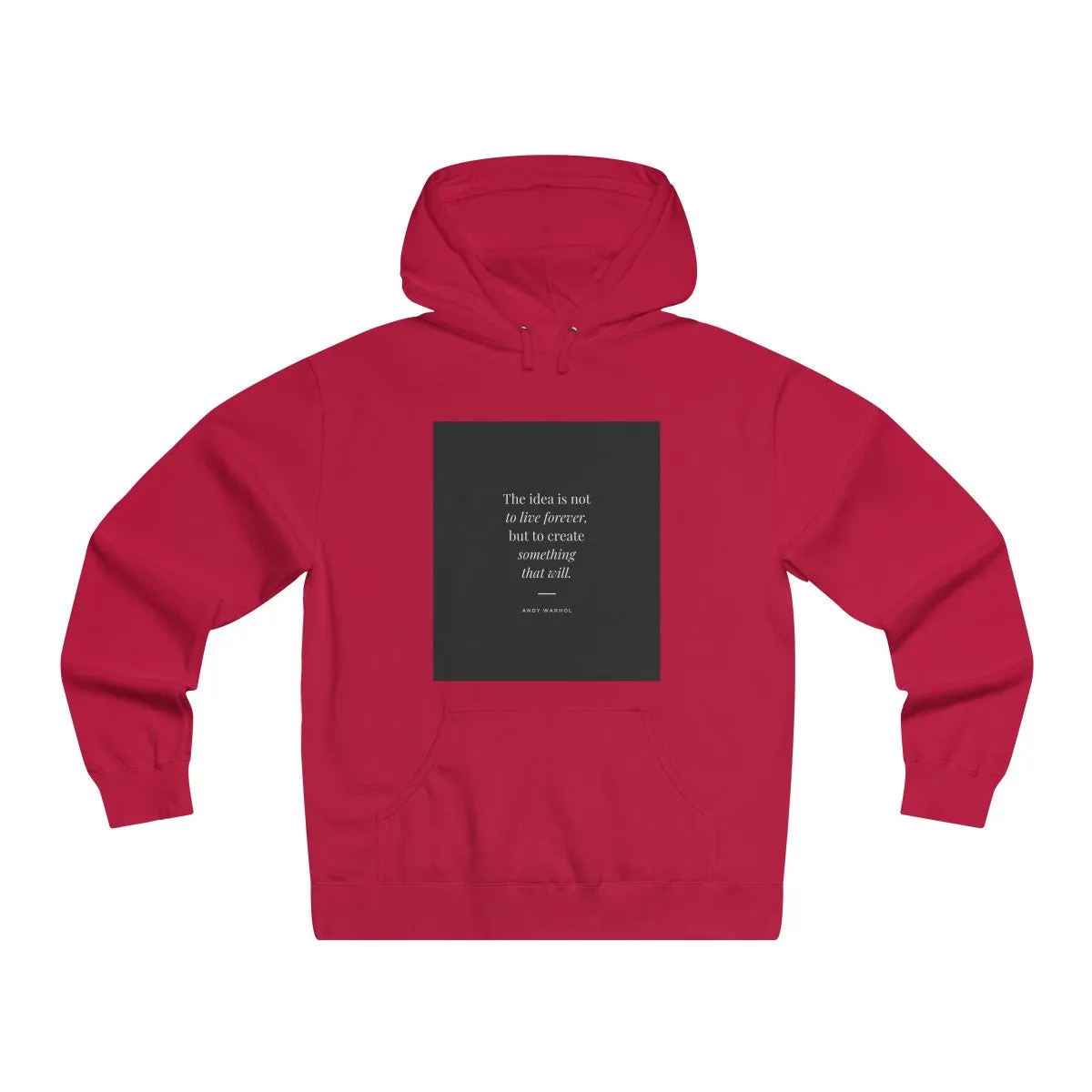 IDEA IS NOT Lightweight Pullover Hooded Sweatshirt