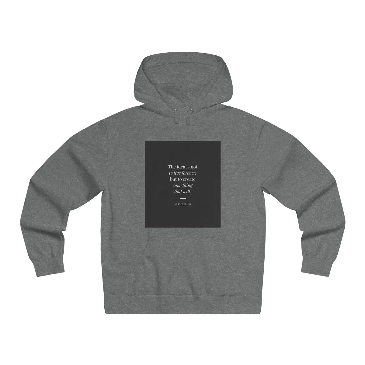 IDEA IS NOT Lightweight Pullover Hooded Sweatshirt