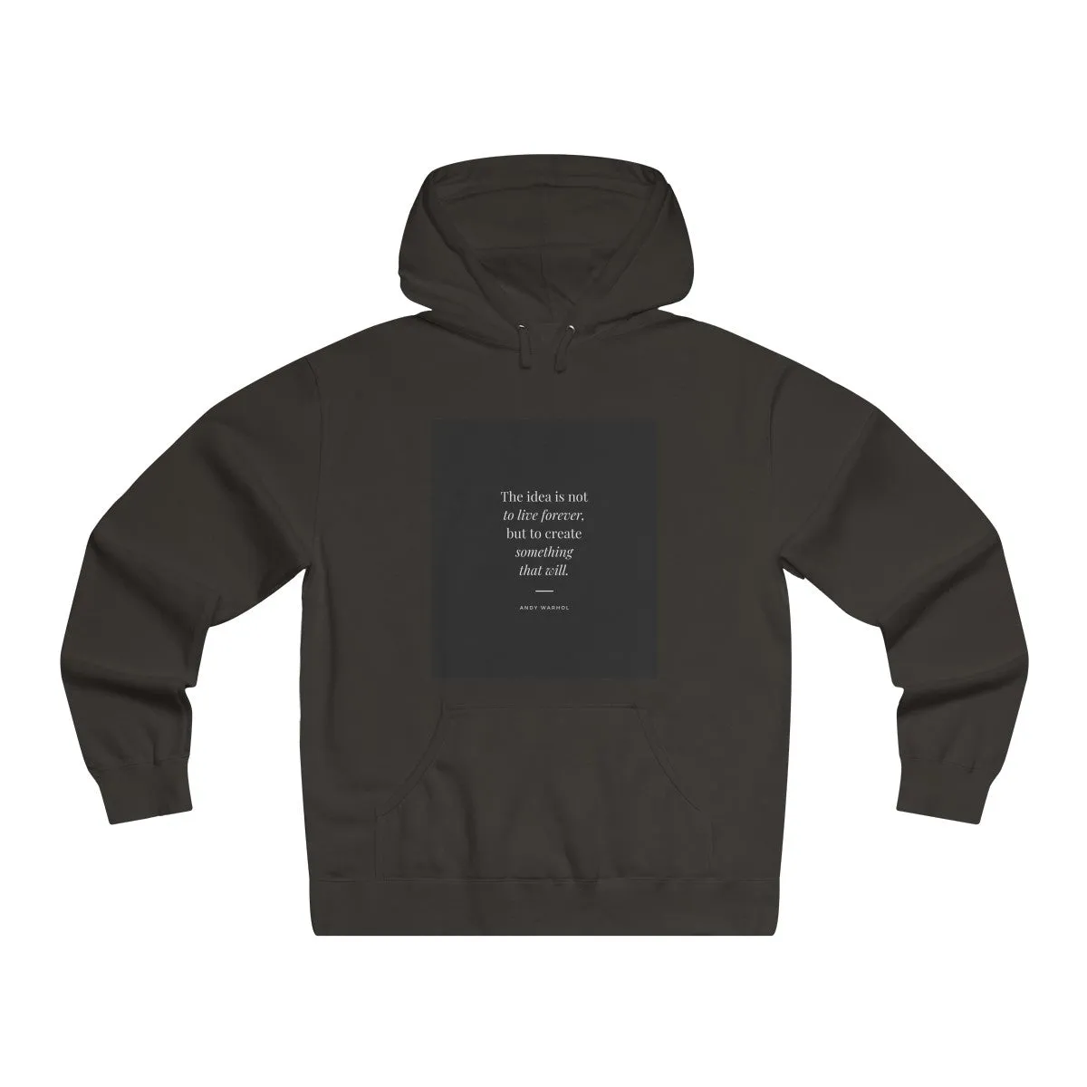 IDEA IS NOT Lightweight Pullover Hooded Sweatshirt