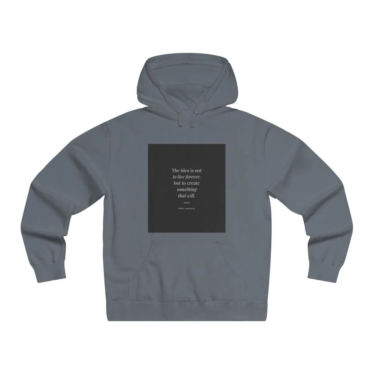 IDEA IS NOT Lightweight Pullover Hooded Sweatshirt