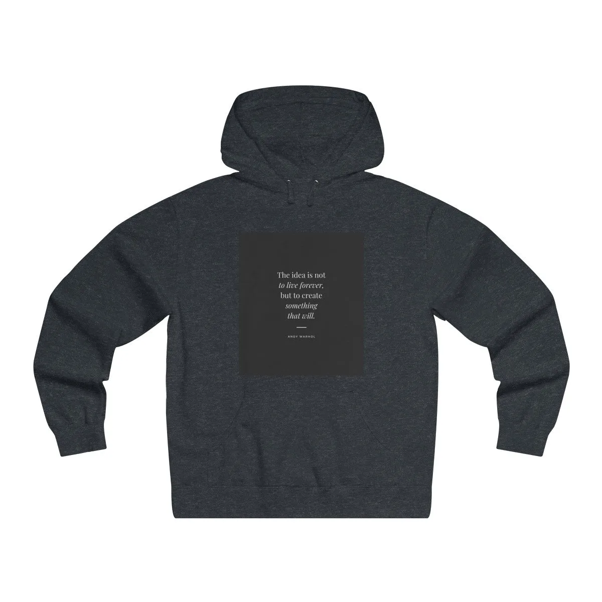 IDEA IS NOT Lightweight Pullover Hooded Sweatshirt