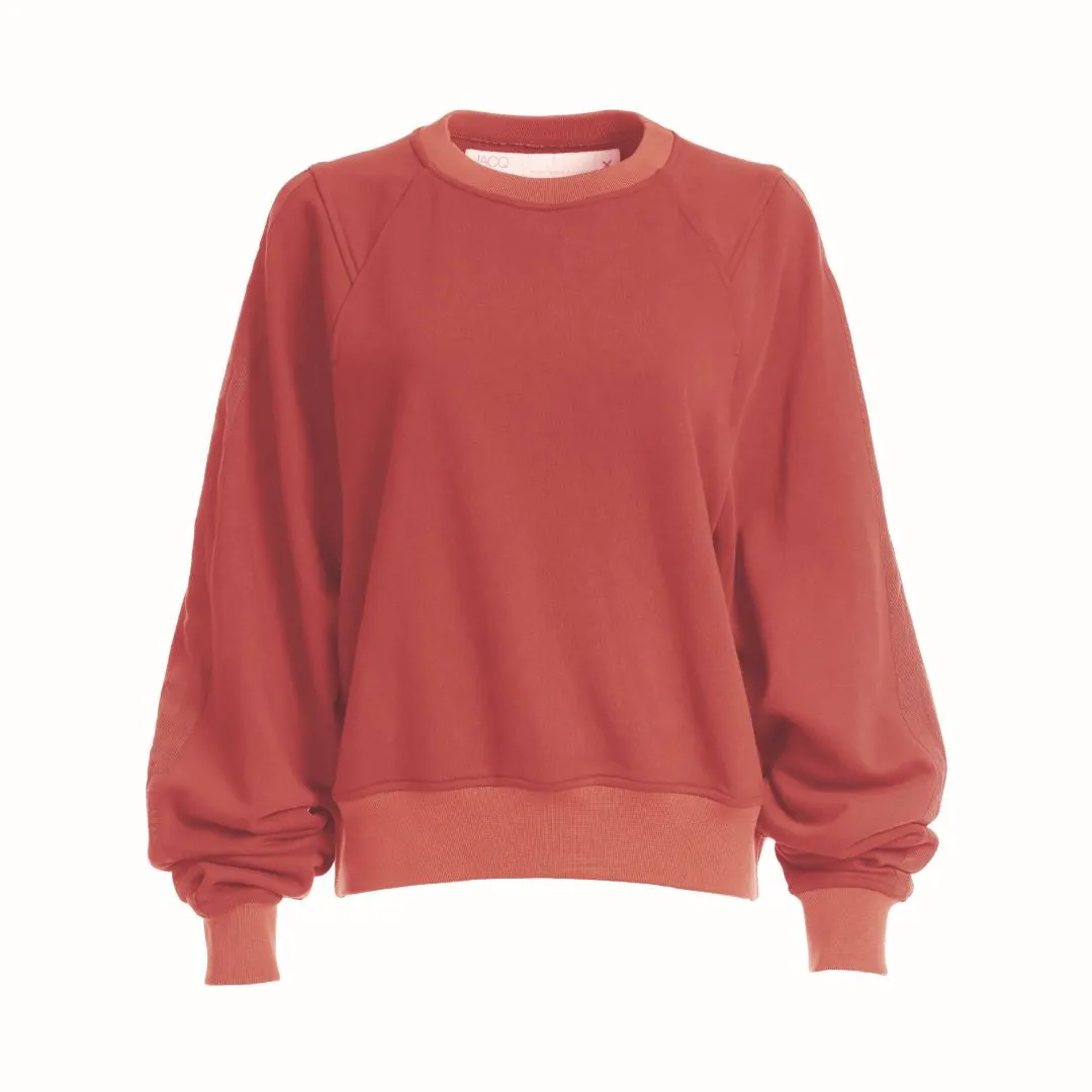 KADEN CROPPED PULLOVER DUSTY ROSE