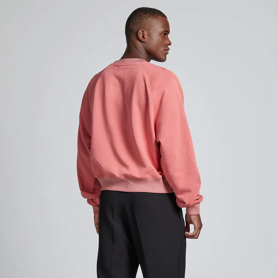 KADEN CROPPED PULLOVER DUSTY ROSE