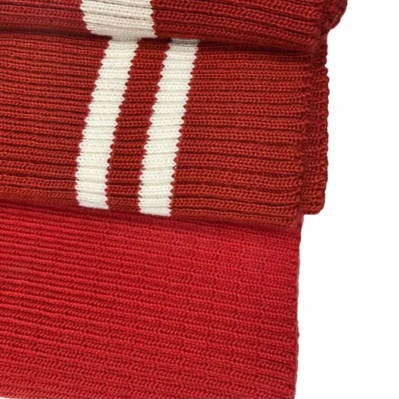 Knit Rib Cuff/Waistband - Heavyweight - Red