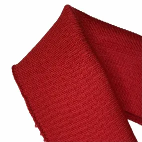 Knit Rib Cuff/Waistband - Heavyweight - Red