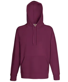 Lightweight hooded sweatshirt | Burgundy