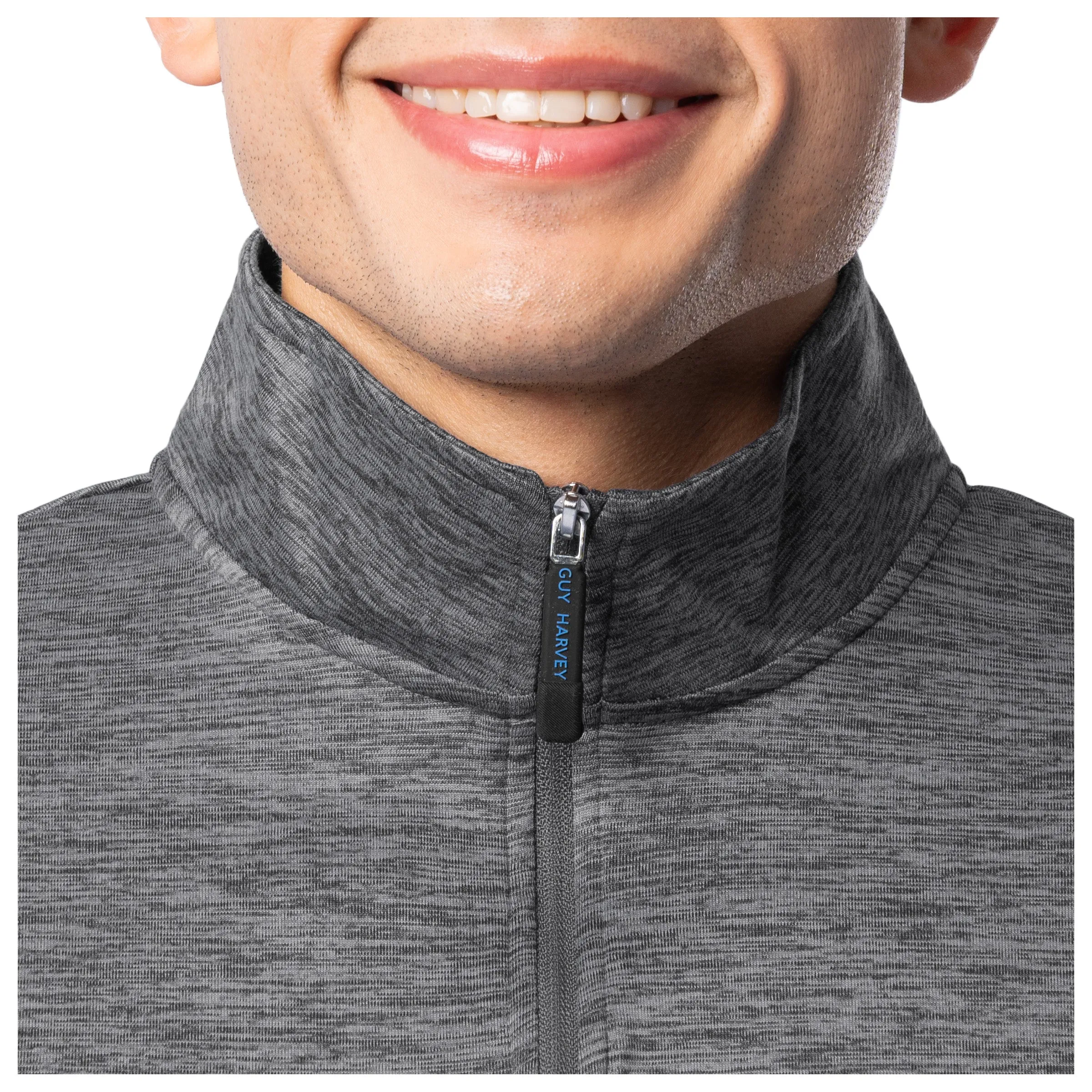 Men's Grey Lightweight Quarter Zip