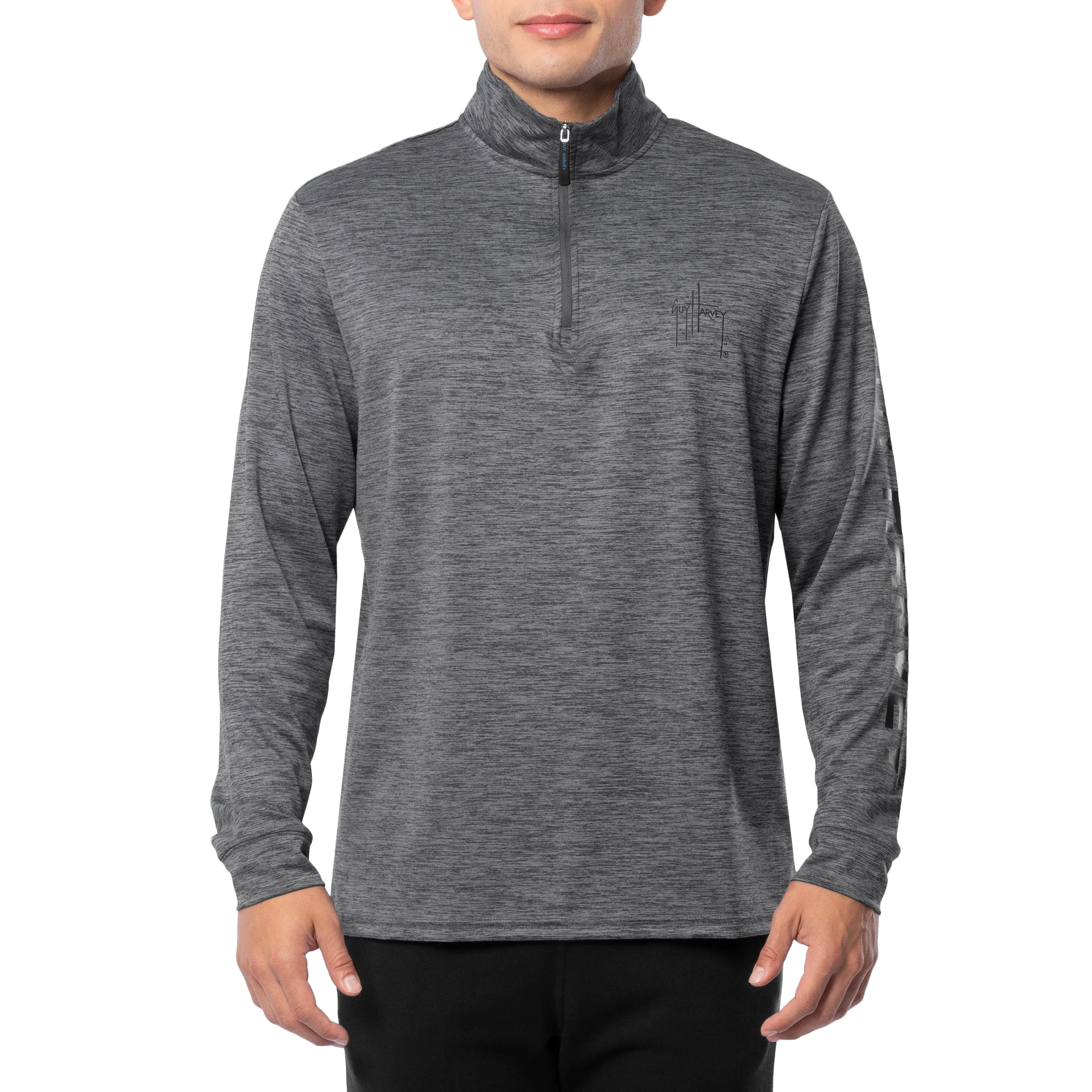 Men's Grey Lightweight Quarter Zip