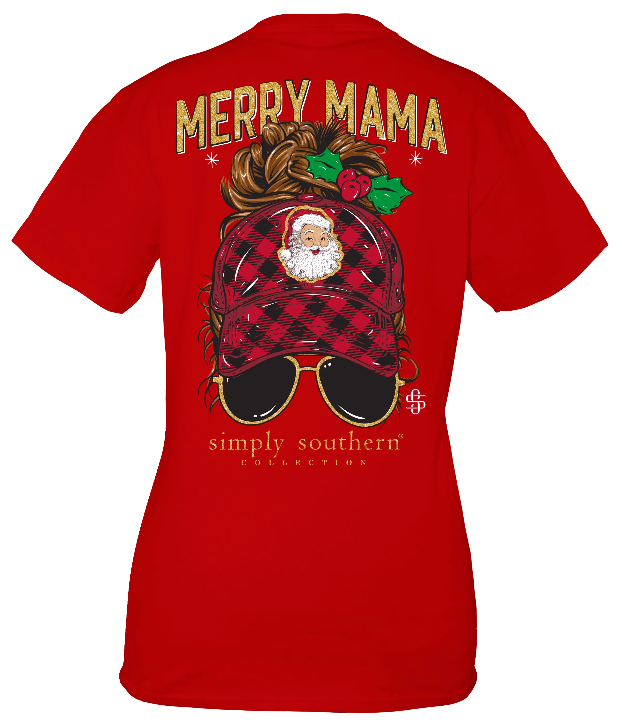 'Merry Mama' Short Sleeve Tee by Simply Southern