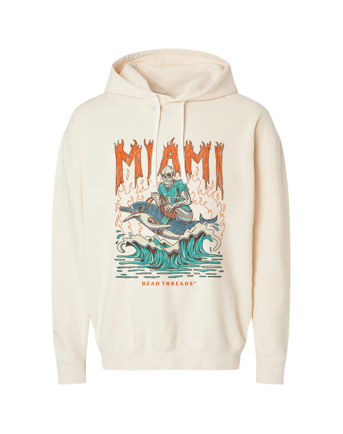 MIAMI FOOTBALL - LIGHTWEIGHT HOODIE