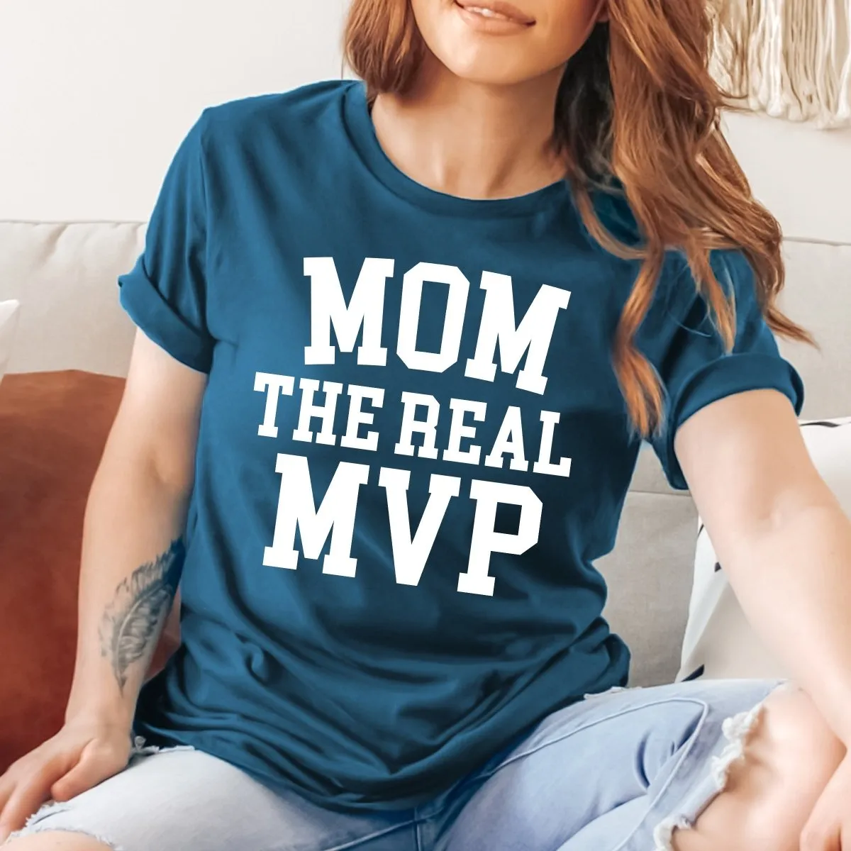 Mom the Real MVP Tee