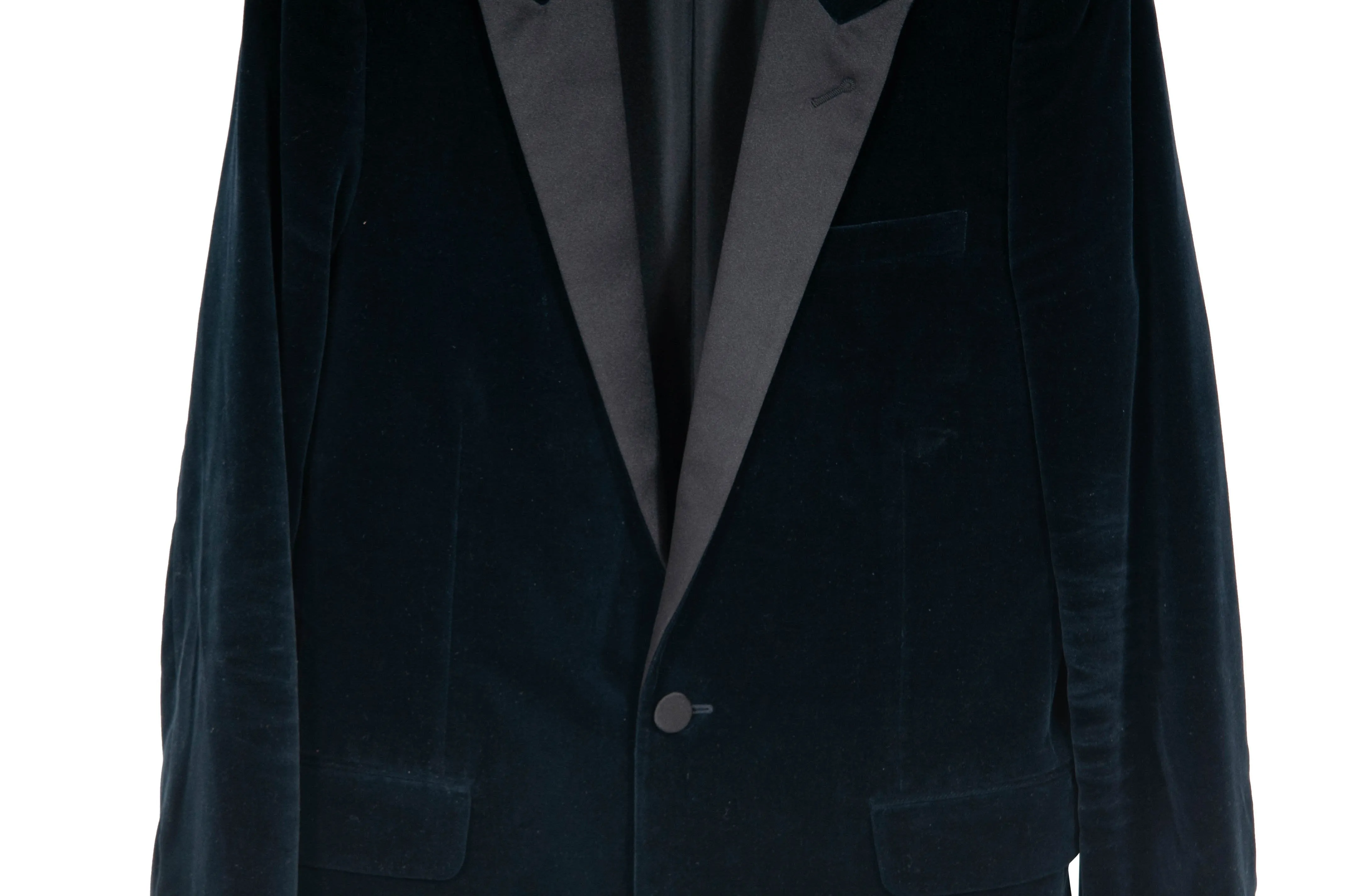 Peaked Lapel Velours Le Smoking Tuxedo Velvet Jacket