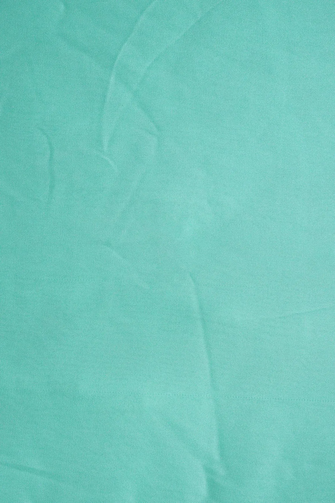 Sea Green Dyed Georgette Satin Fabric