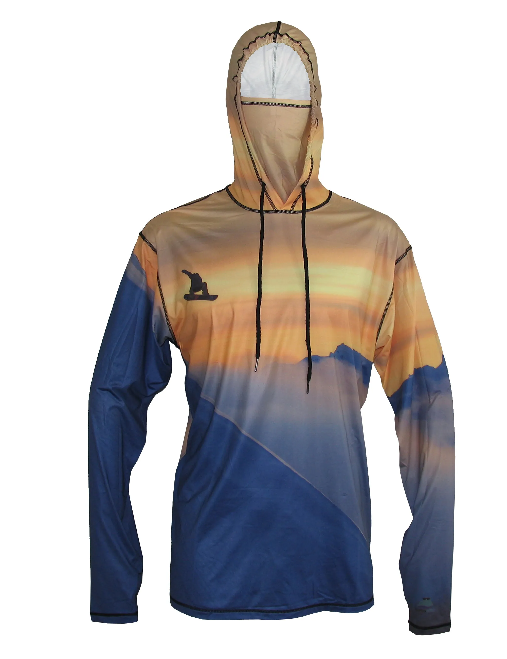 Snowboarder#1 Lightweight Mountain Graphic Hoodie