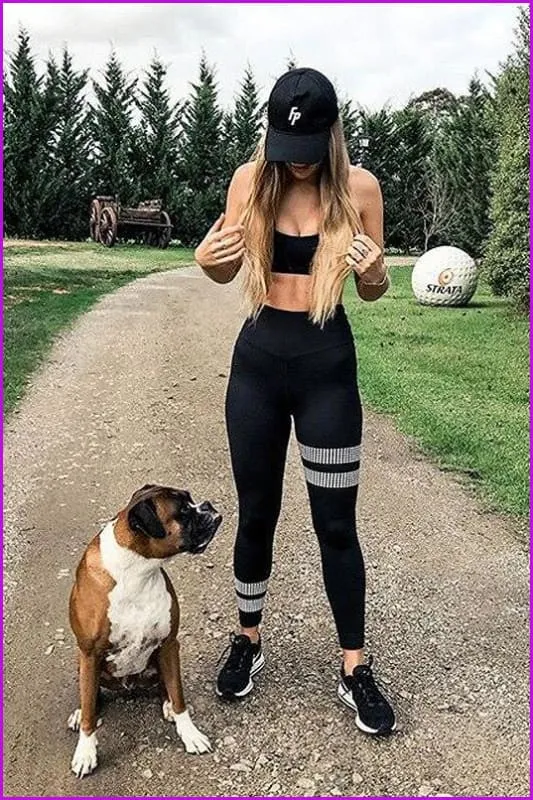 Solid Leggings High Waist Yoga Pants DE138