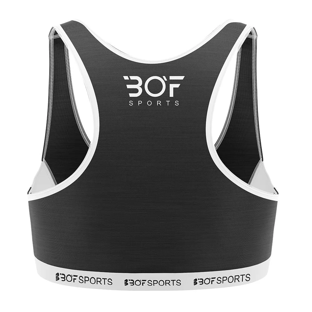 Sports Bra - Black Melange