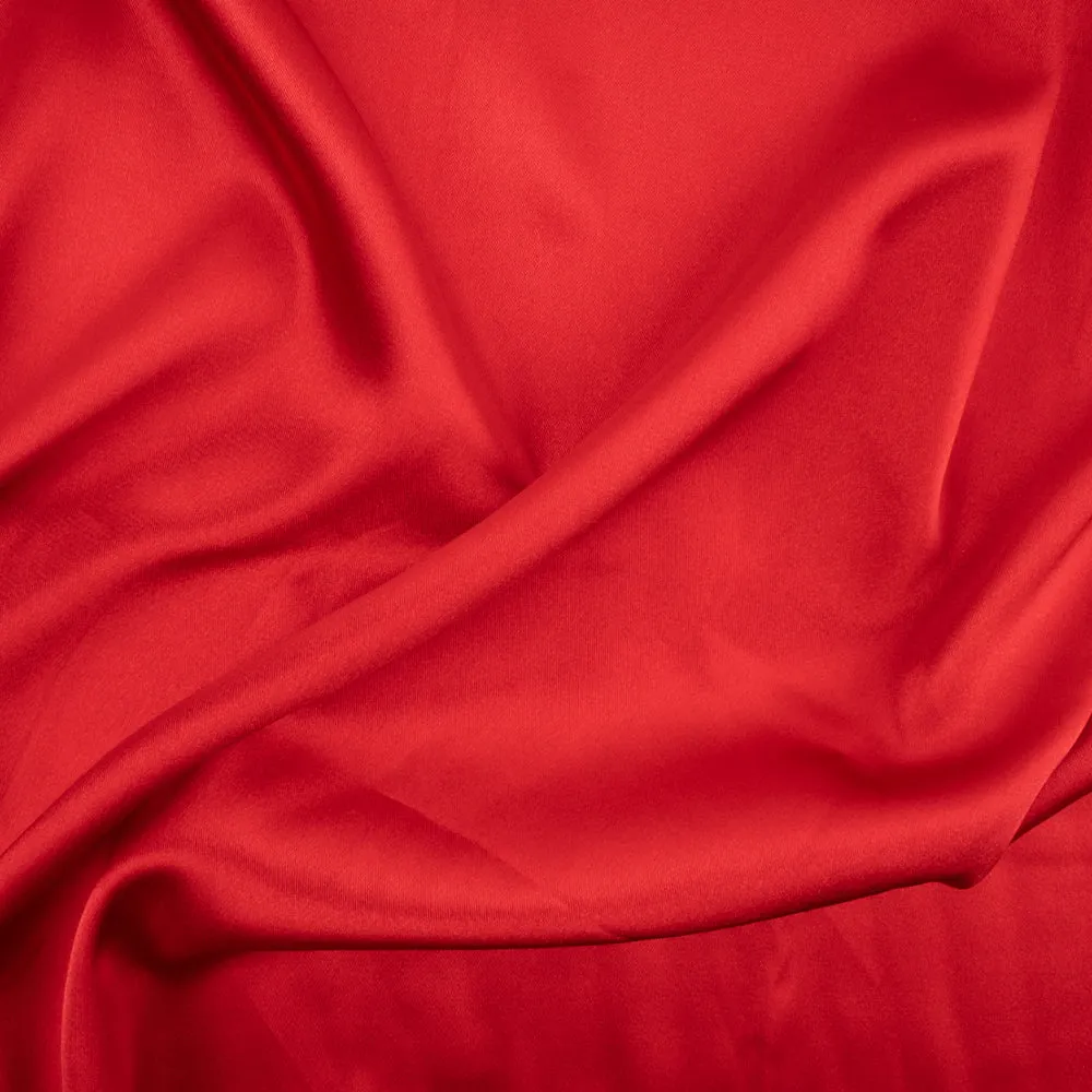 Stretch Matte Satin - CLICHY - Red