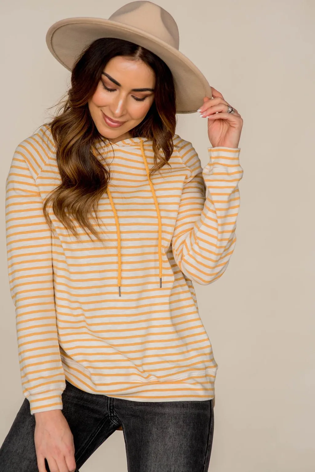 Striped Lightweight Game Day Hoodie