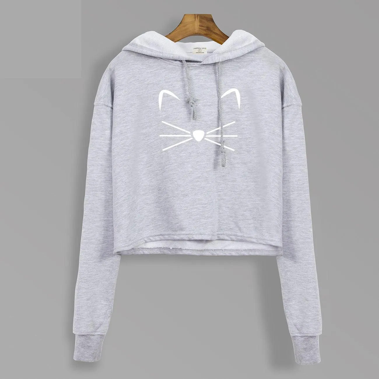 THE CROPPED KITTY HOODIE