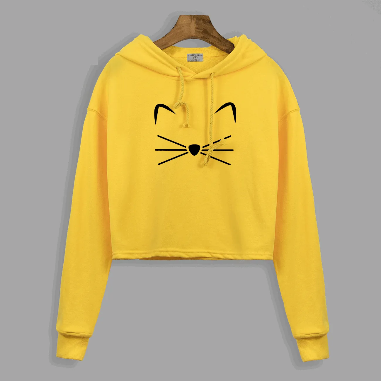 THE CROPPED KITTY HOODIE