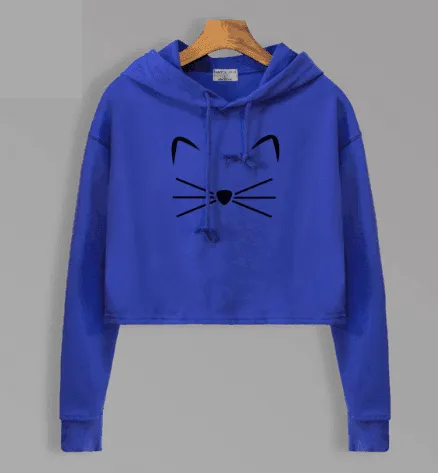 THE CROPPED KITTY HOODIE