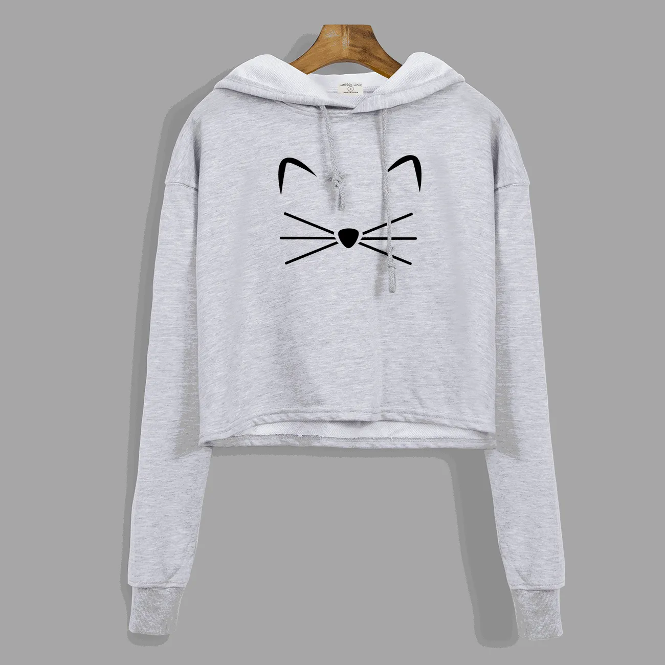 THE CROPPED KITTY HOODIE