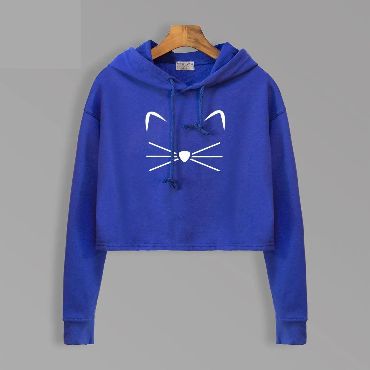 THE CROPPED KITTY HOODIE